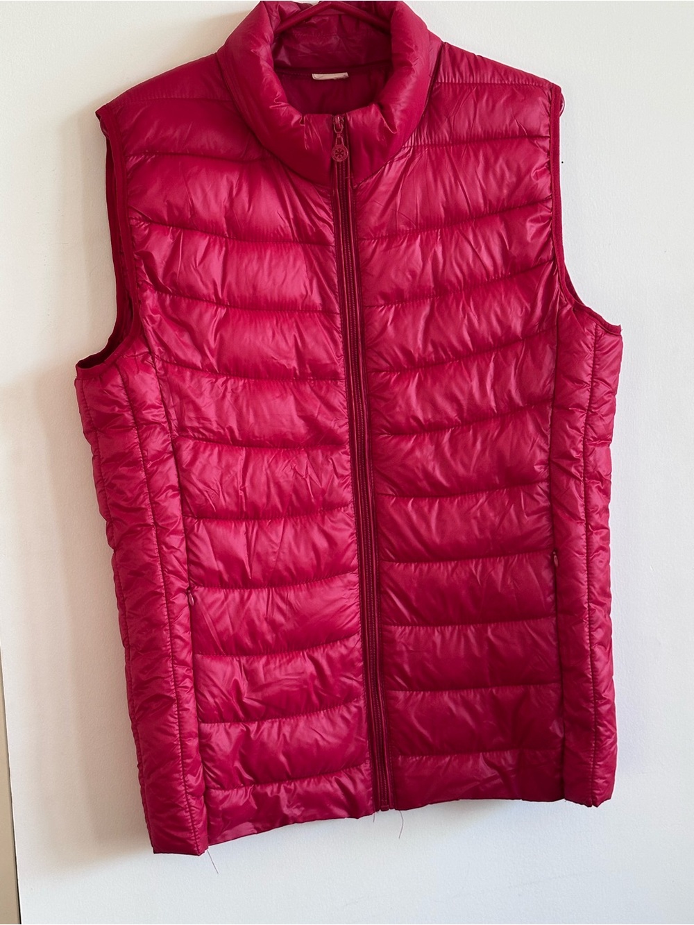 Barella Girl Quilted Puffer Vest in Raspberry